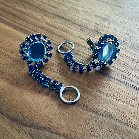 Superbes boutons de manchette en cascade. - Picture 3 of 3